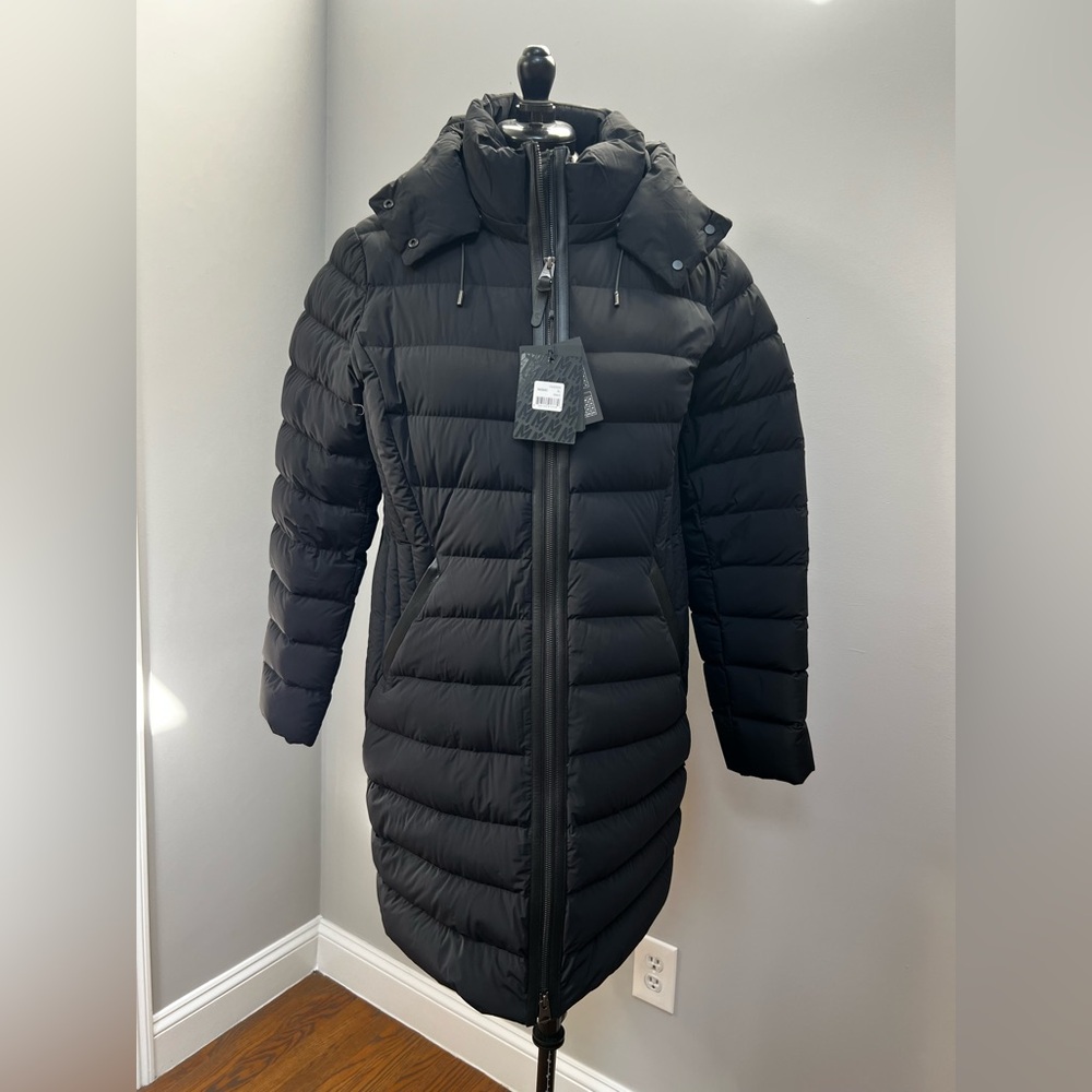 NWT Mackage Farren Long Black Puffer Coat XL
